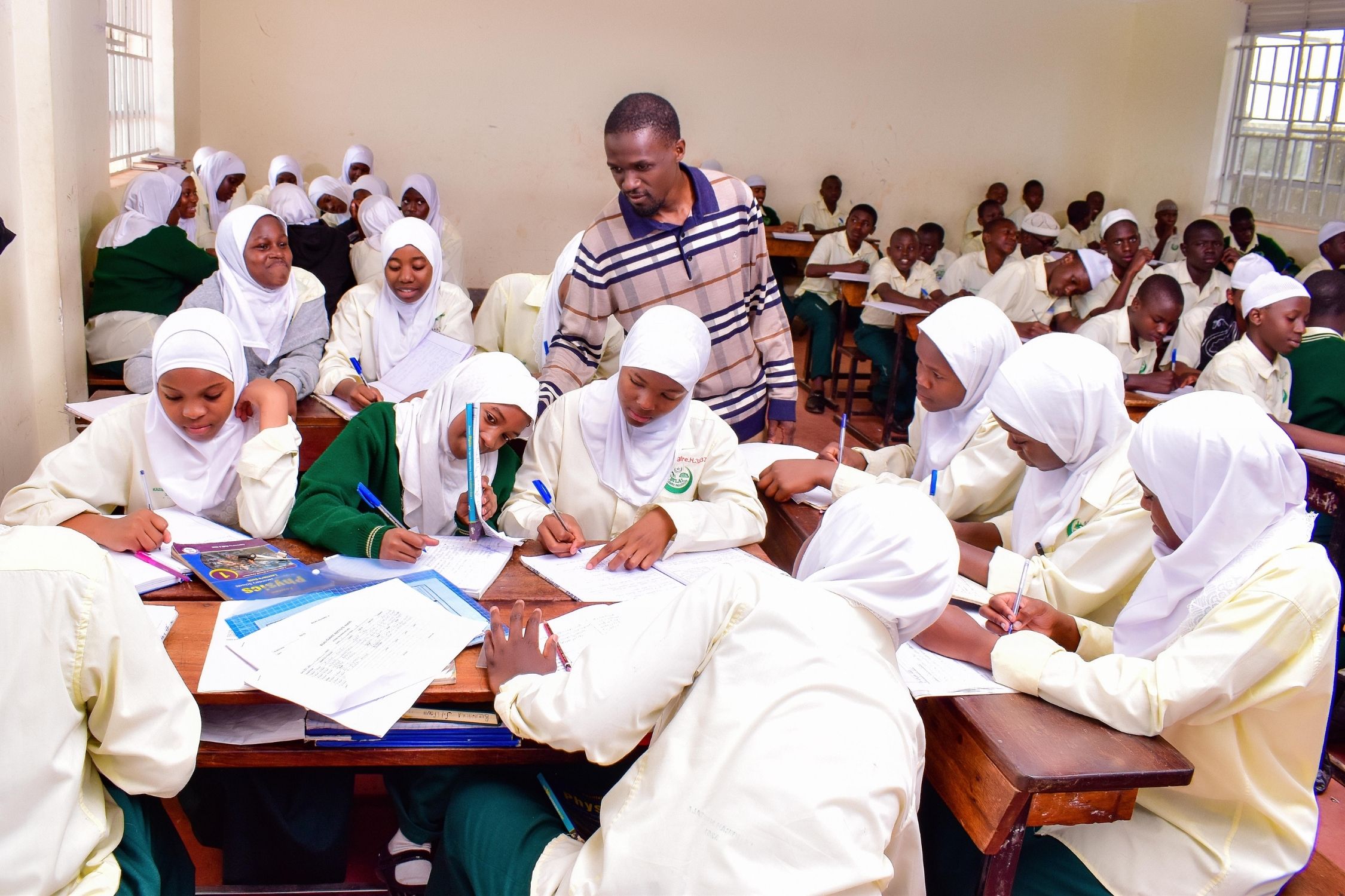 S.1 in class at Bilal Islamic Institute — photograph 6-1